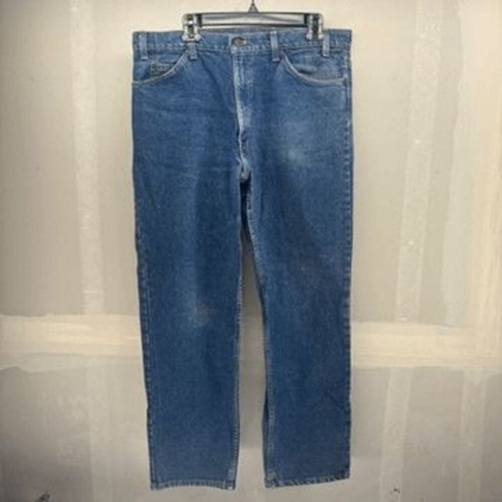 Vintage Levis 540 Jeans Made in USA Size 36x30 Measures 36X29 Faded Leather Tab